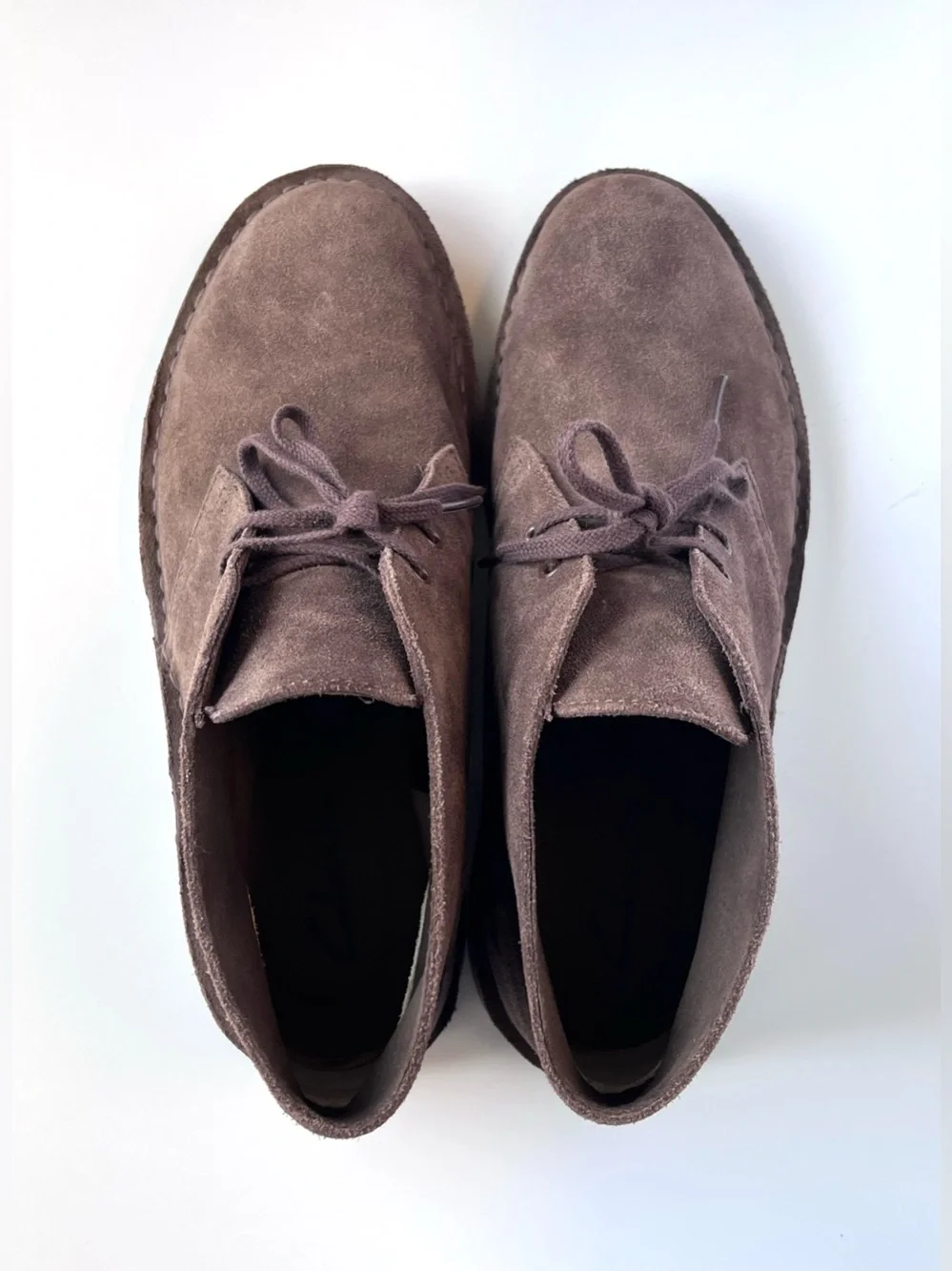 CLARKS Originals Desert Boot Bushacre 2 Chukka Brown Suede Men's Size 9.5 M